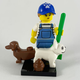 A photo shows the Dog Sitter figure with dogs, poop and scooper.